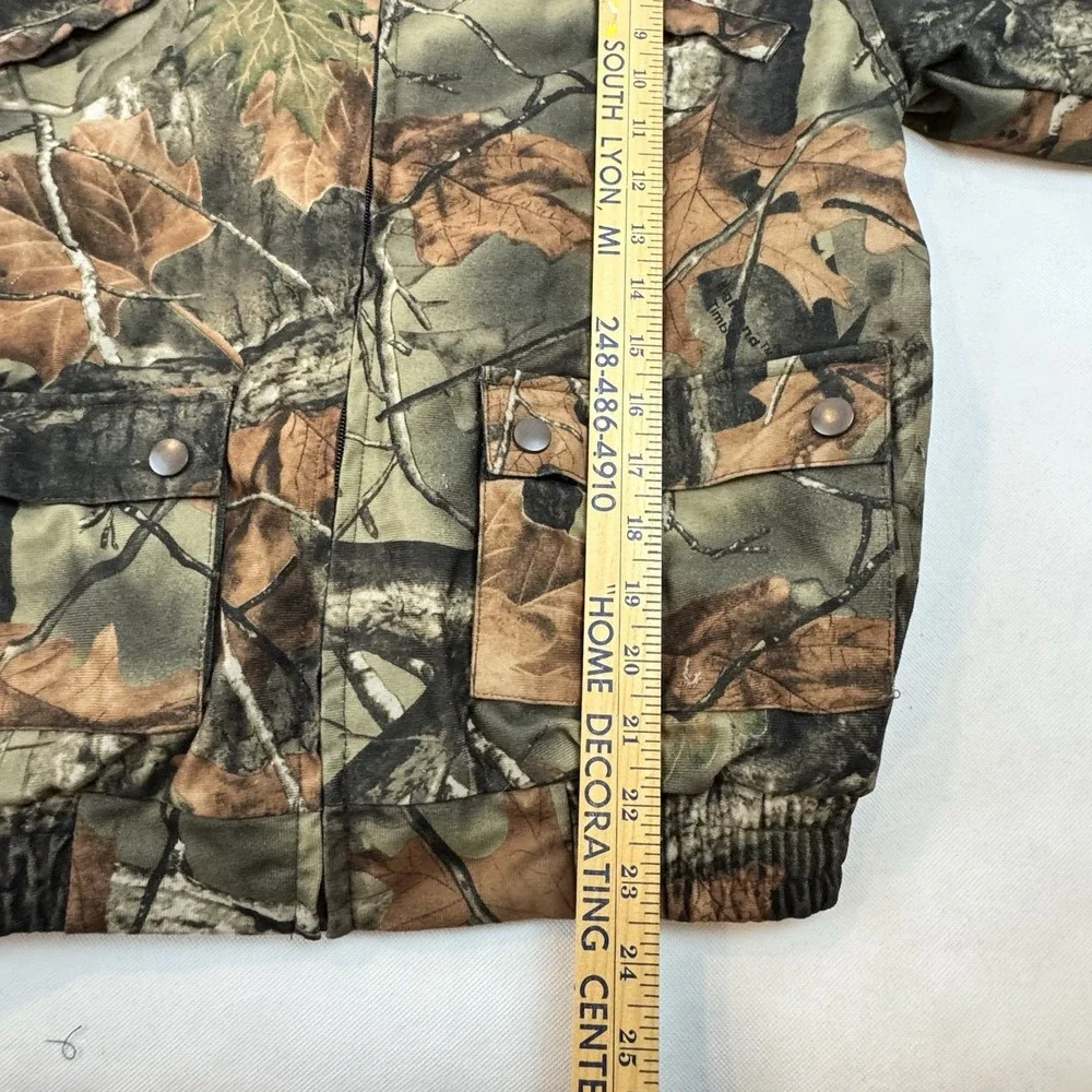 Trail Crest Kids Highland Timber Camo Jacket L Full Zip Insulated Hunting‎ Coat